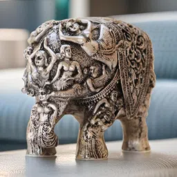 BECKON VENTURE Silver Toned Religious Idol Showpiece-picture-2