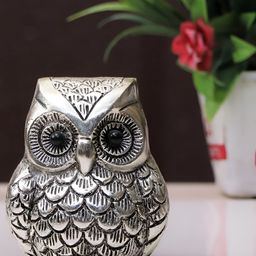 Kridaykraft SilverToned Metal Medium Showpiece-image-48