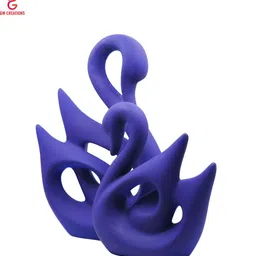 GW CREATIONS Blue 2 Pieces Birds Figurine Showpieces-image-22