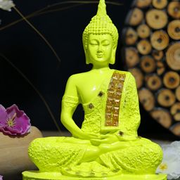 GW CREATIONS Green Figurine Showpiece-image-34
