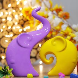 GW CREATIONS Purple Figurine Showpiece-image-41