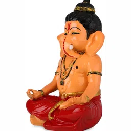 GW CREATIONS Peach-Coloured Religious Figurine Showpiece-33