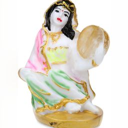 GW CREATIONS White & Green Figurine Showpiece-image-33
