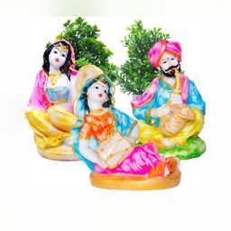 GW CREATIONS Blue & Pink Figurine Showpiece-picture-25