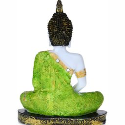 GW CREATIONS Green White Buddha Showpiece-image-78