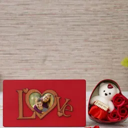 eCraftIndia Red & Brown 2 Pcs Valentine Gift Set-18