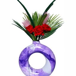 GW CREATIONS Purple Curio Decorative Showpiece-picture-38
