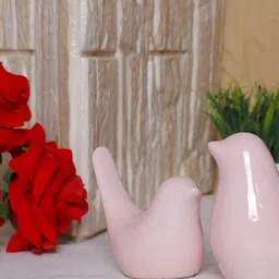 GW CREATIONS Pink 2 Pieces Figurine Showpiece-image-85