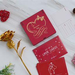 eCraftIndia Red & White 3 Pcs Valentine Gift Set-image-73