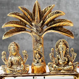 Aura Gold-Toned Religious Aluminium Idol Showpiece-image-33