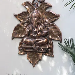 Fashion Bizz Copper Textured Ganesh Showpieces-image-19