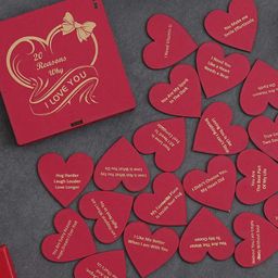 eCraftIndia Red & Yellow 2 Pcs Valentine Gift Set-30