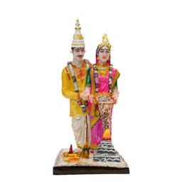 Gifts N Greetings White & Pink Wedding Show Figurine Showpiece-image-86