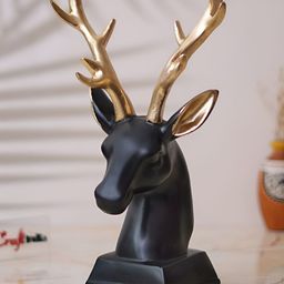 eCraftIndia Black Medium Figurine Showpiece-image-92