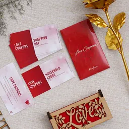 eCraftIndia Red & Brown 3 Pcs Valentine Gift Set-image-99