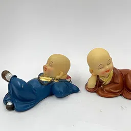 Aura Cream Buddha Idol Showpiece-image-39