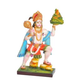 Gifts N Greetings White & Blue Bajarang Bali Idol Showpiece-image-21