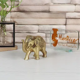 Two Moustaches Yellow Birds And Animals Brass Figurine Tiny Showpiece-image-61