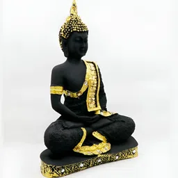 GW CREATIONS Black & Gold-Toned Tiny Marble Figurine Showpiece-picture-6