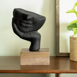 ellementry Restive Black Face Ecomix Sculpture Showpiece-image-6