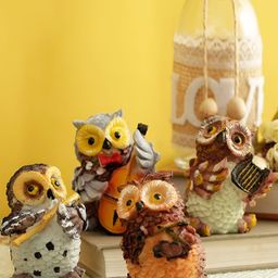 GW CREATIONS White 4 Pieces Figurine Showpiece-picture-6