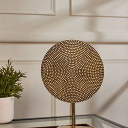 Pure Home and Living Gold-Toned Embossed Decorative Accent Showpiece-image-7