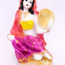 GW CREATIONS Pink & Orange Figurine Small Showpiece-picture-13
