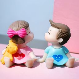 Ascension 2 Pieces Miniature Kissing Couple Showpieces-image-96