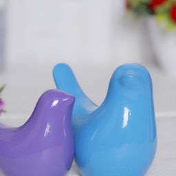 GW CREATIONS Blue & Purple Animals Figurine Showpiece-image-88