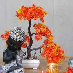 GW CREATIONS Grey Polyresin Figurine Showpiece-image-31