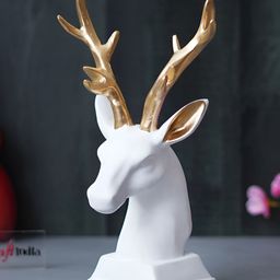 eCraftIndia White Medium Figurine Showpiece-picture-21