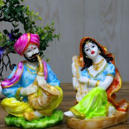 GW CREATIONS Pink & Blue Marble Figurine Small Showpiece-image-18