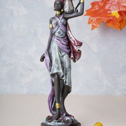 FASHIYANOO Pink Village Lady Showpieces-image-11