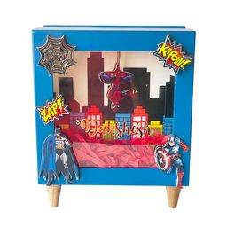 Little Surprise Box LLP Blue & Red Superpower Piggy Figurine Showpiece-image-92