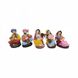 GW CREATIONS Yellow & Blue Small Figurine Showpiece-picture-39