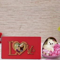 eCraftIndia Red & Pink 2 Pcs Valentine Gift Set-12