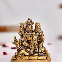 Aura Gold-Toned Brass Religious Idol Decorative Showpiece-image-19