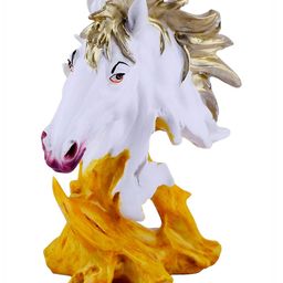 Mariner's Creation White & Mustard Birds and Animals Figurine Showpiece-image-13