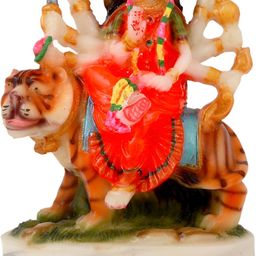 GW CREATIONS Red & Brown Figurine Decorative Showpiece-image-31