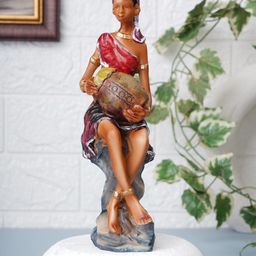 FASHIYANOO Red Village Lady Showpieces-image-44