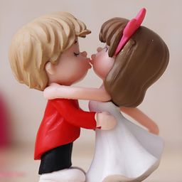 eCraftIndia Beige & Red Couple Statue Figurine Showpiece-14