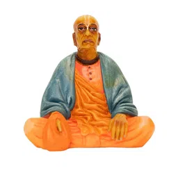 Gifts N Greetings Orange & Blue Prabhupada Idol Showpiece-image-59