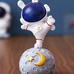 eCraftIndia Blue & White Astronaut Statue Figurine Showpiece-image-20