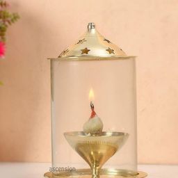 Ascension Transparent Akhand Diya For Puja-image-72