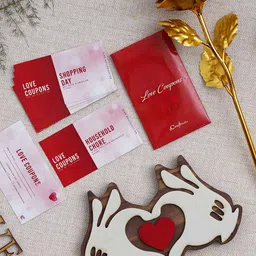 eCraftIndia Red & White 3 Pcs Valentine's Day Gift Set-image-94