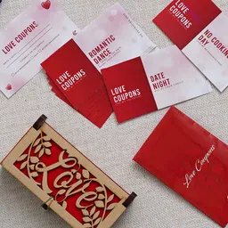 eCraftIndia Red & White 2 Pcs Valentine Gift Set-image-13
