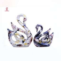 GW CREATIONS White & Blue Small Figurine Showpiece-image-15