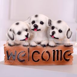 Ascension Welcome Dog Curio Decorative Showpiece-image-31