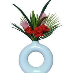 GW CREATIONS Blue Round Shaped Figurine Showpiece-image-42