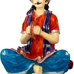 GW CREATIONS Red & Blue Textured Figurine Showpiece-image-79
